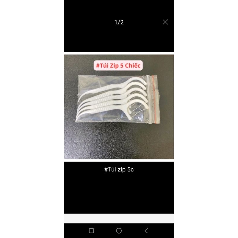 Hộp 50 chiếc tăm chỉ nha khoa