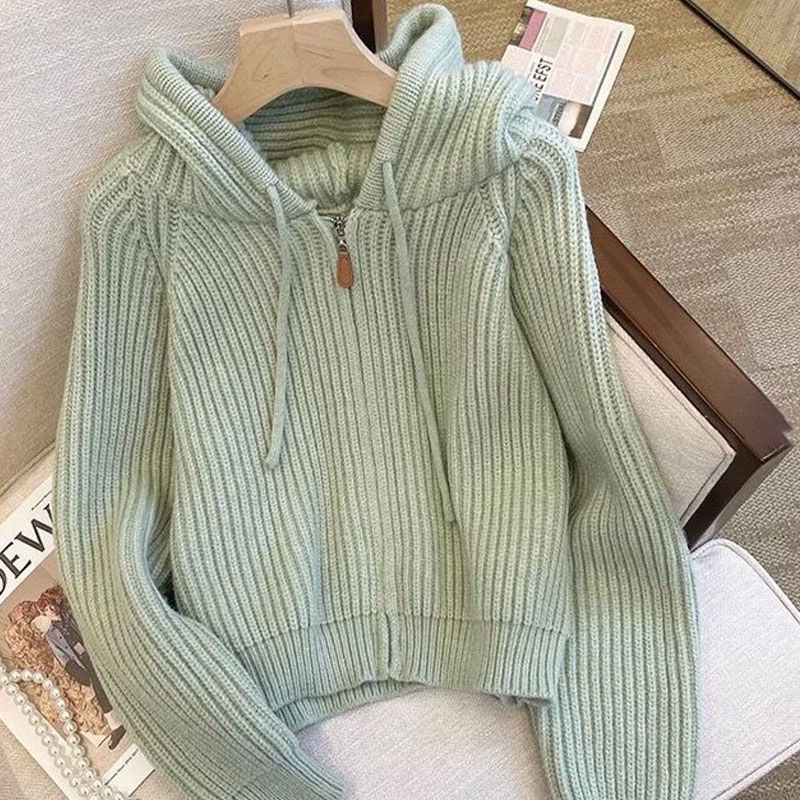 Khoác len khoá kéo