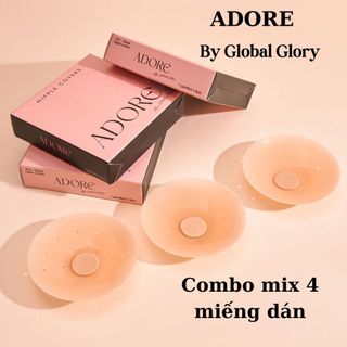 BEST SELLER - MIX SET 4 cặp miếng dán ngực ADORE