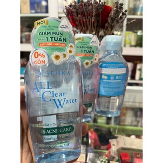 Nước Tẩy Trang Senka All Clear Water Acne Care Ngừa Mụn 230ml