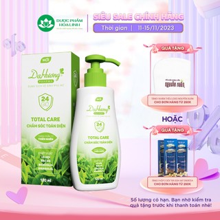 Dung dịch vệ sinh phụ nữ Dạ Hương Pharma Total Care (chăm sóc toàn diện) 120ml