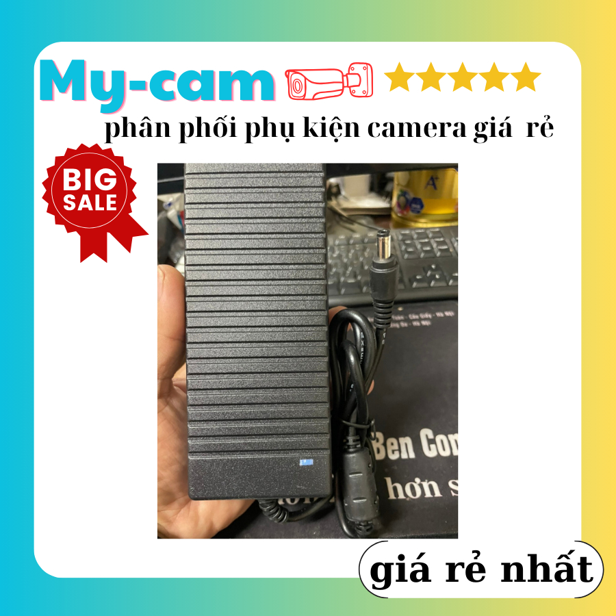 Nguồn Acbel 12V 10A Chính hãng có đèn báo, 12V 10A, Nguồn Adapter 12v -10A 120w chuyên dùng cho máy bơm mini, bơm đôi 7A