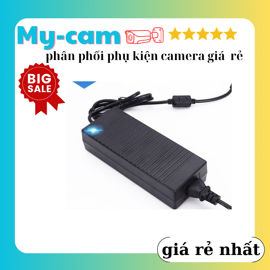 Nguồn Acbel 12V 10A Chính hãng có đèn báo, 12V 10A, Nguồn Adapter 12v -10A 120w chuyên dùng cho máy bơm mini, bơm đôi 7A