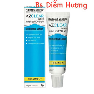 Kem bôi giảm mụn mờ thâm azclear action azelaic a.cid 20%