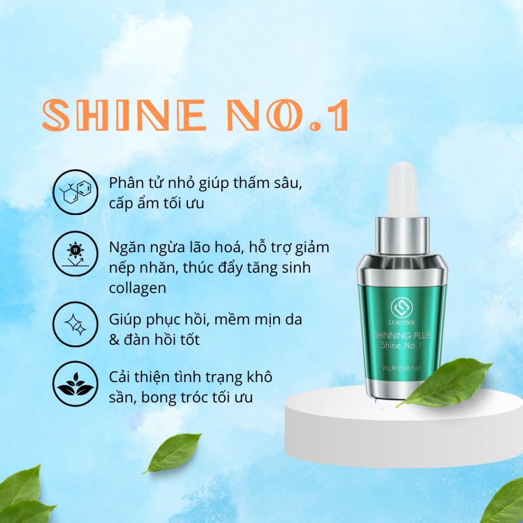 Serum HA Căng Bóng Lurcinn - Shinning Plus Shine NO.1 - 20g