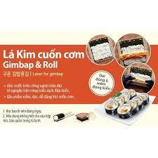 Làm Kimpap Gói Lá kim cuốn cơm 10g (5 lá)