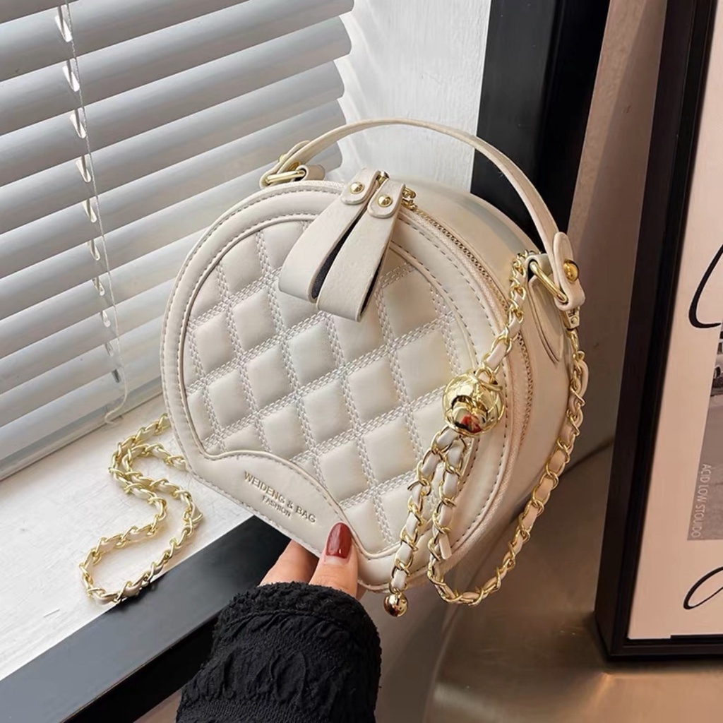 Túi xách đeo chéo nữ dáng tròn thời trang TX60