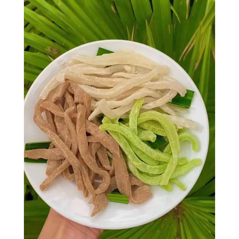 Mứt dừa non ngũ sắc 500gr