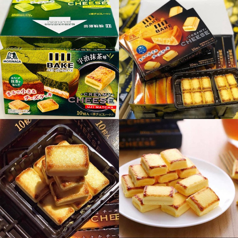 BÁNH PHOMAI NƯỚNG MORINAGA CHEESE BAKE NHẬT BẢN DATE 6/2024