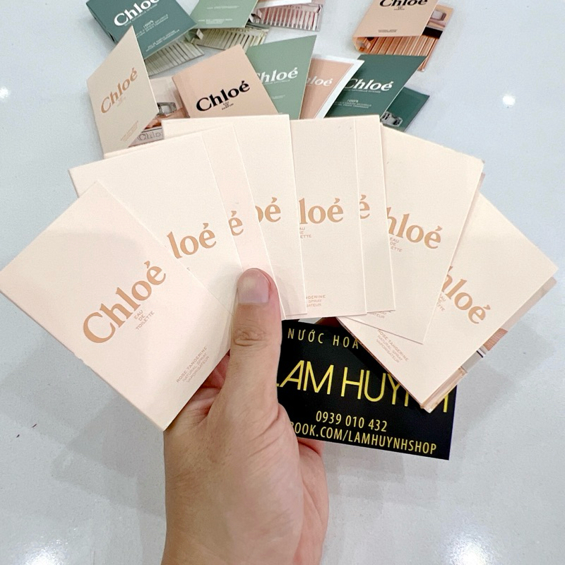 Vial Nước hoa Nữ CHLOE EDP - L'EAU - Edp Naturelle - Rose Tangerine 1,2ml