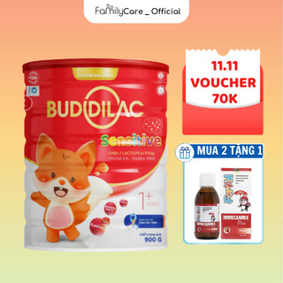 Sữa Bột Buddilac Sensitive Dành Cho Bé Chậm Nói, Rối Loạn Phát Triển, Trẻ Tự Kỷ, Phổ Tự Kỷ Lon 900gr