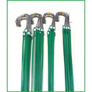 Móc kẽm bọc nhựa treo chậu lan, chậu cảnh dài 80cm chống gỉ