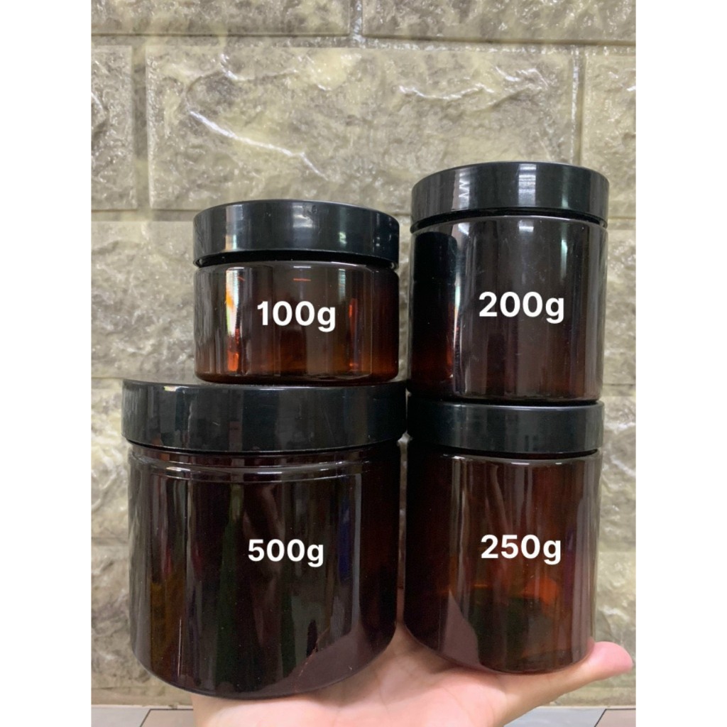 Hủ Nhựa Pet 100g/200g/250g/500g CÓ LÓT - Hủ Nhựa Chiết Mỹ Phẩm, Thực Phẩm, Đồ Khô, Bột, Ngũ Cốc