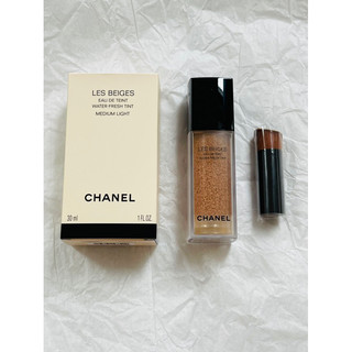 Kem nền chanel les beiges eau de teint water - fresh tint medium light 30ml