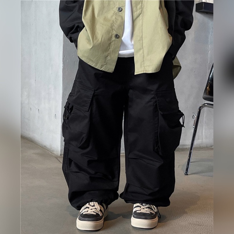 Quần thô bé trai túi hộp có dây rút gấu Q270 size 100-150, quần dài trẻ em thu đông cao cấp