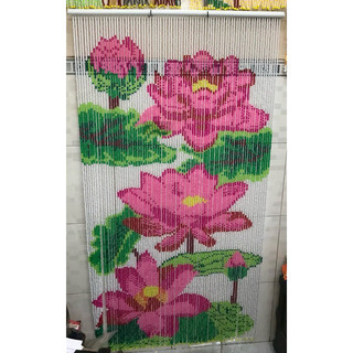 Màn hạt nhựa - rèm hạt nhựa các mẫu: bông hoa, chữ phúc, song mã,... - màn rèm chuỗi nhựa đài loan