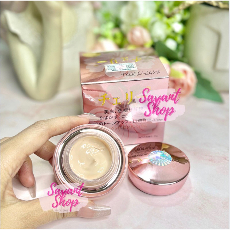 Kem Hoa Anh Đào Nhật Bản Trắng Da Make Up Chống Nắng SPF50+++