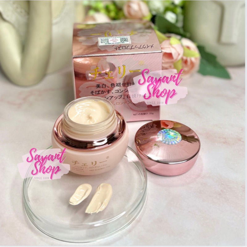 Kem Hoa Anh Đào Nhật Bản Trắng Da Make Up Chống Nắng SPF50+++