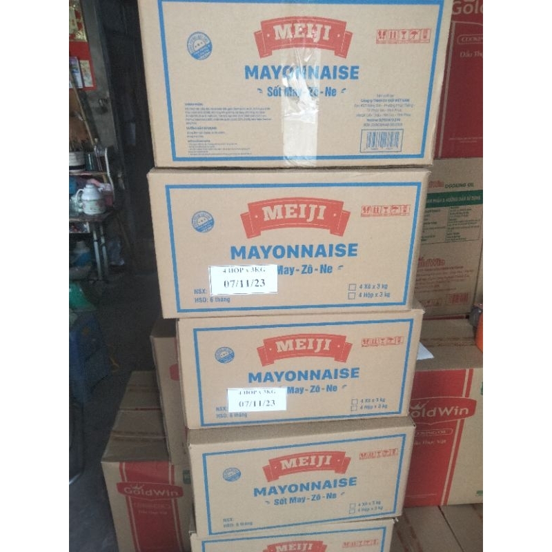 Xốt mayonnaise túi 3kg - MEIJI