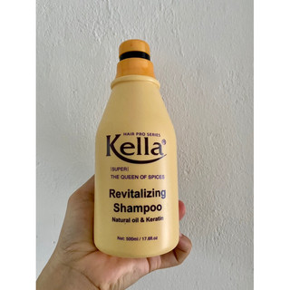 Dầu gội phục hồi tóc hư hại kella 500ml / chai tách lẻ. dầu gội kella vàng