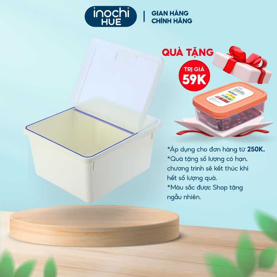 Thùng đựng gạo Inochi – Sendai 12KG kháng khuẩn, chống côn trùng tiêu chuẩn Nhật Bản