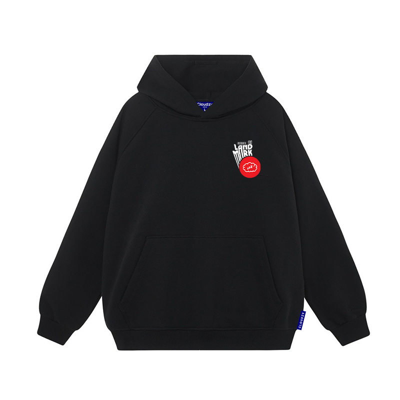 Áo hoodie nam nữ local brand unisex cặp đôi nỉ ngoại cotton form rộng có mũ xám đen dày CLOUDZY HD LANDMARK 81