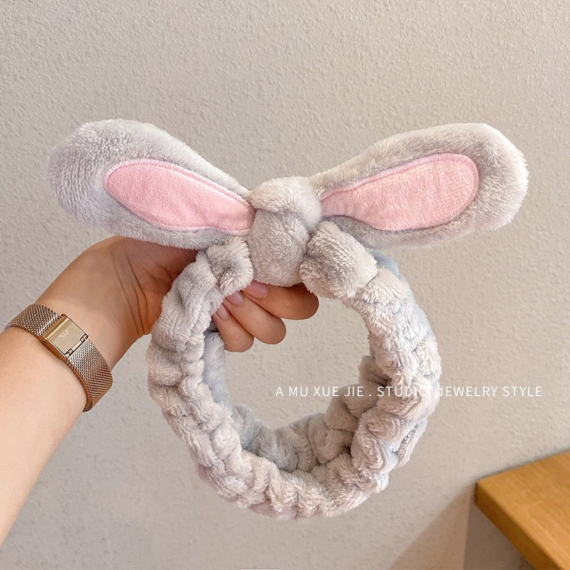 Băng đô rửa mặt A OM hình nơ xinh xắn dễ thương cute dành cho nữ