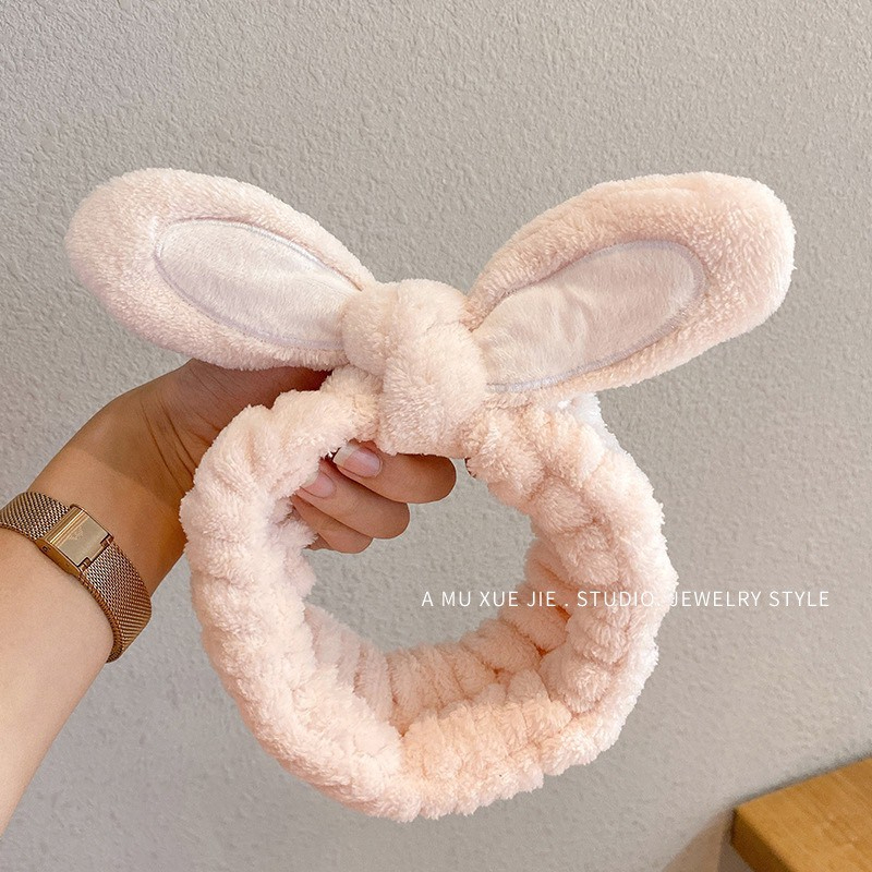 Băng đô rửa mặt A OM hình nơ xinh xắn dễ thương cute dành cho nữ