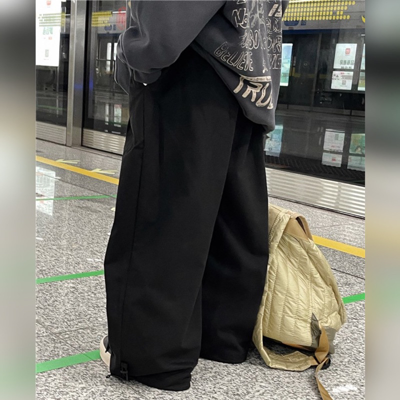 Quần thô bé trai suông có dây rút gấu Q273 size 100-150, quần dài trẻ em thu đông cao cấp