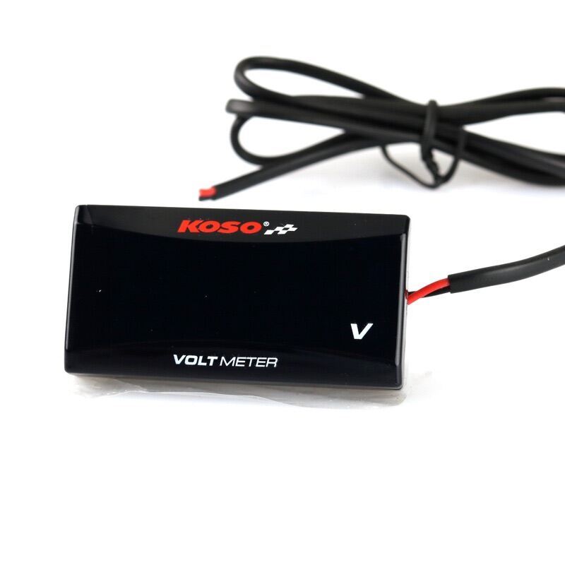Đồng hồ báo Volt Koso chống nước bản cao cấp 5-150 vol báo vôn xe điện xe máy.