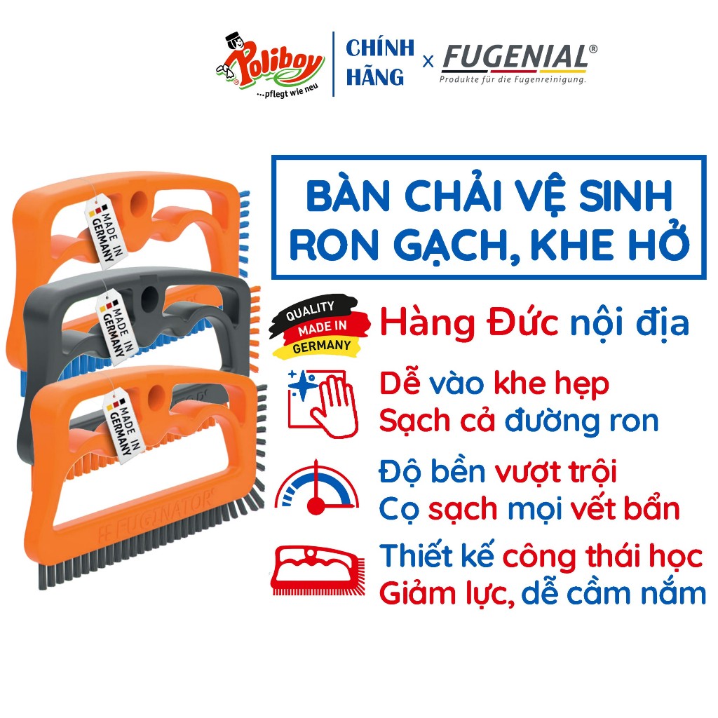 Chổi Cọ Khe Hở Đa Năng FUGINATOR Làm Sạch Đường Chỉ Gạch, Cọ Vệ Sinh Khe Kẽ Nhà Tắm, Khe Cửa Nhà Bếp, Vệ Sinh Ron Gạch