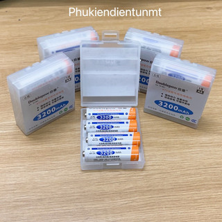 Hộp 4 viên pin sạc aa doublepow 3200mah