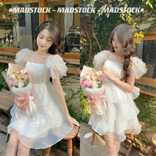 ĐẦM - VÁY TIỂU THƯ TAY BỒNG * Rainbow Dress* 3 tầng tiểu thư