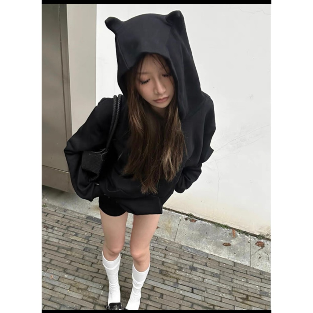 Áo hoodie tai yêu tinh by xoxoxiao