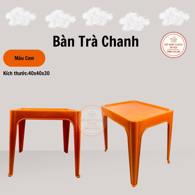 Bàn trà chanh, trà đá, cafe, bàn ngồi 2 người, bộ bàn ghế trà chanh nhựa tiện dụng | BigBuy360 - bigbuy360.vn