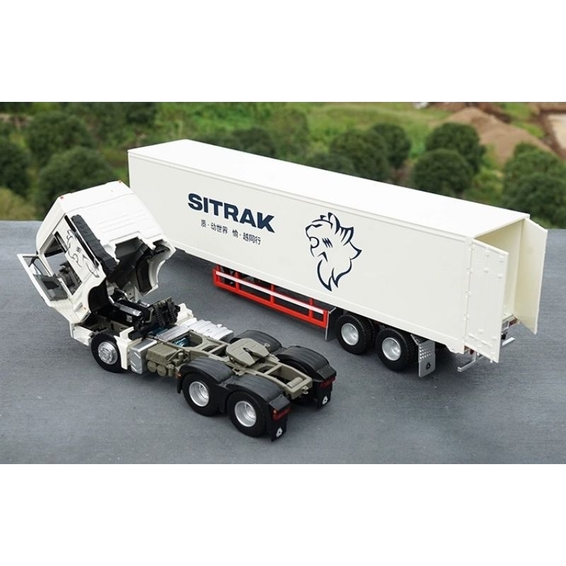 Mô hình xe Container hợp kim 1:36