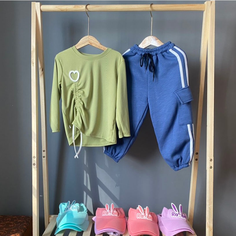 Quần Nỉ Bông 3 sọc nam nữ Quần Túi Hộp Cho Bé 10 - 36kg