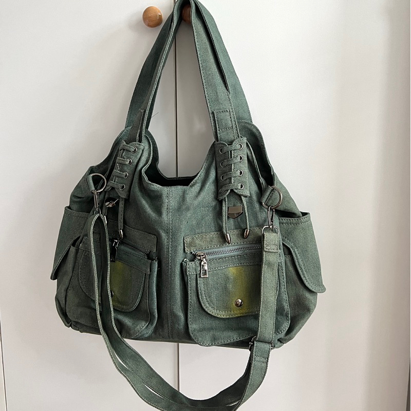 Túi jean đeo vai kèm dây dài đeo chéo