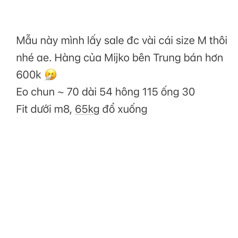 Quần harem short nỉ multi pocket đũng thấp cạp chun Mijko