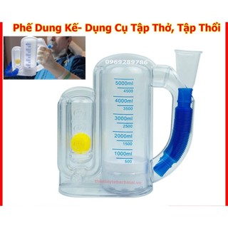 Bộ dụng cụ tập thở , phế dung kế dhd