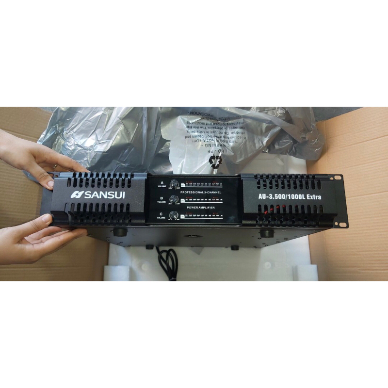 Đẩy công suất cao cấp Sansui 4 kênh AU-4.500L Extra, 3 Kênh AU-3.500/1000 Extra, 2 Kênh AU-2.500/1000 Extra