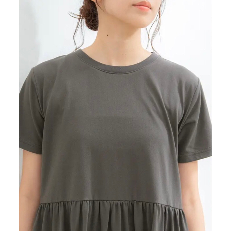 Đầm dáng babydoll xòe xuất nhật, chất cotton dày mịn, mặc như đầm bầu được