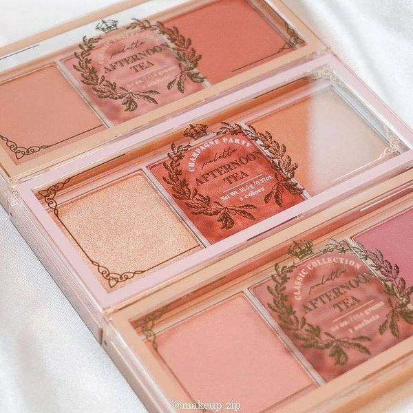 Bảng Phấn Má 3 Màu I'm Meme I'm Afternoon Tea Blusher Palette