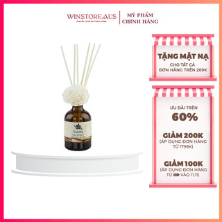 Tinh Dầu Thơm Phòng Phutawan 50ml Hộp Vân Gỗ Sang Trọng