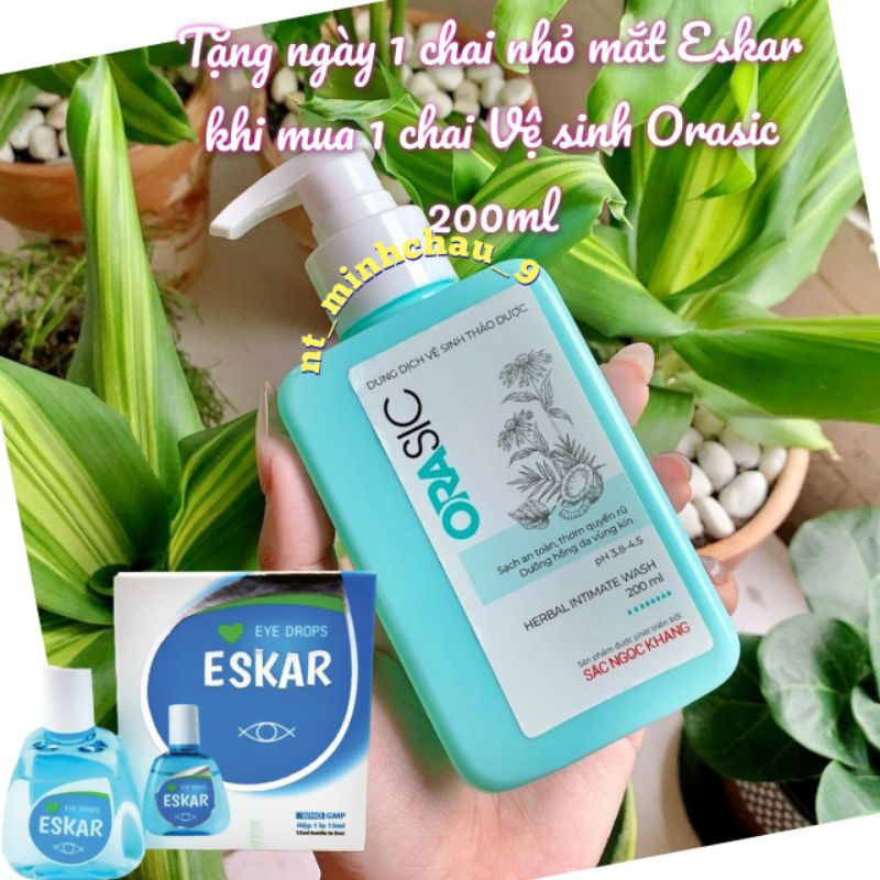 (200ml) Dung dịch vệ sinh phụ nữ ORASIC Sắc Ngọc Khang