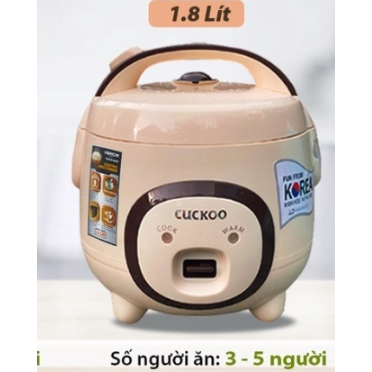 Nồi cơm điện CUCKOO 1L- 1L2- 1L8- 3L- Thiết kế đa năng, phù hợp cho gia đình đông người, dễ dàng vệ sinh