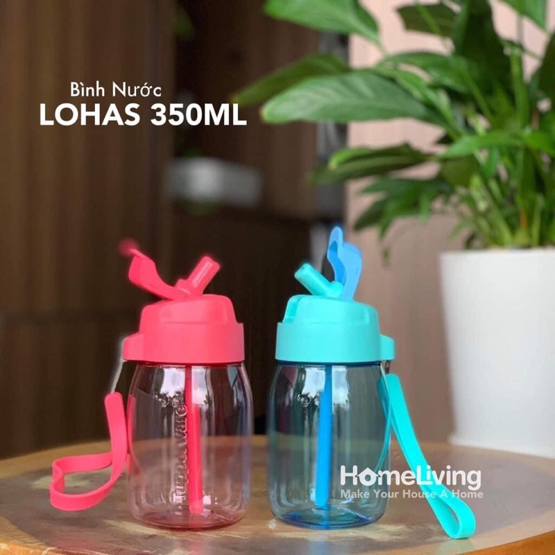 Bình Nước Mini Lohas ống hút
