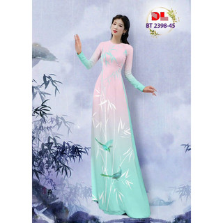 Vải áo dài chiếc lá