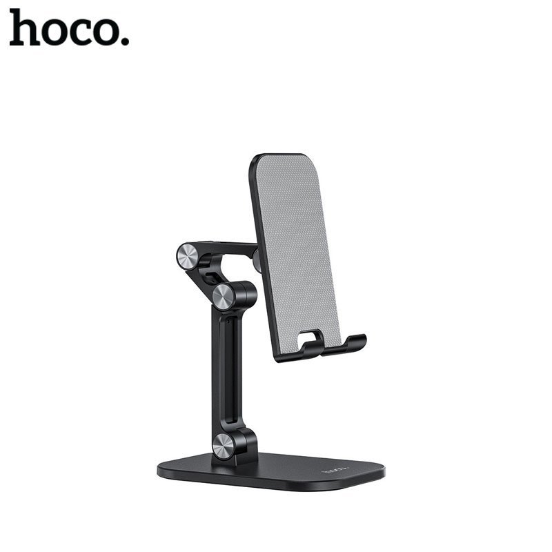 Giá đỡ điện thoại Hoco PH34 gập gọi, chắc chắn, điều chỉnh độ cao góc nghiêng để từ 4,7-13 inch điện thoại máy tính bảng