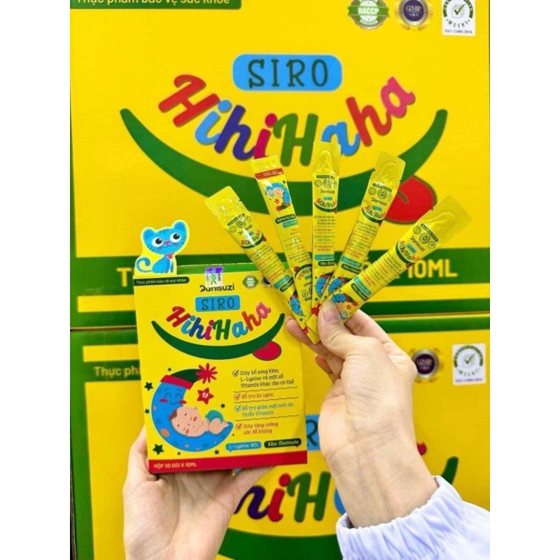 Siro ăn ngon Hihihaha Huyền Phi giúp bé ăn ngon hấp thu tốt